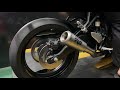 r9 exhaust m2 titanium series kawasaki ninja zx 25r