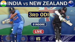 LIVE : INDIA vs NEW ZEALAND 3rd ODI MATCH LIVE | IND VS NZ 3rd ODI LIVE COMMENTARY