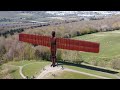 Angel of the North. Gateshead. Newcastle, England. (4K)