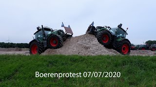 Boerenprotest 07/07/2020 - Onder begeleiding over de A325 naar Nijmegen