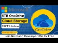 5TB Microsoft OneDrive Free Cloud Storage Lifetime | Microsoft Developer 365 free Subscription 2023