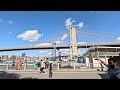 ⁴ᴷ⁶⁰ Walking NYC: Tour of Brooklyn Bridge Park from Squibb Park Bridge to Pier 6