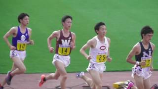 【頑張れ中大】関東ｲﾝｶﾚ男子1部5000ｍ決勝　小池・市田・舟津　2016.5.22