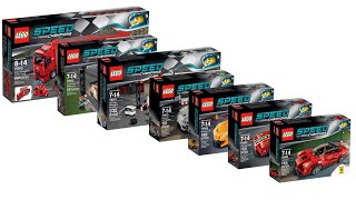 All LEGO Speed Champions 2015 sets Compilation/Collection Speed Build