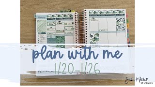 Plan with Me: January 20th - 26th 2025 | Kit 221 | Sara Marie Stickers | Always Fully Booked Planner