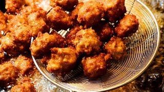 The best way to eat homemade fried meatballs