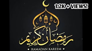 Ramadan kareem✨ Arabic calligraphy, whatsapp status video | viral reel | Ramzan mubarak | islam