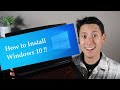 How To Install Windows 10 Onto HP Computer for FREE !!