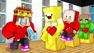 The Love Story of a JJ and Princess Mikey and Banana Kid Girl - Maizen Minecraft Animation