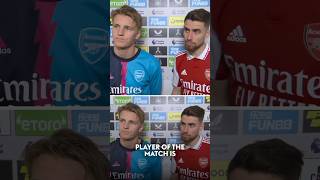 Player of the match | Newcastle vs Arsenal(0-2)  |Jorghino| Ørdegãard & Jorghino reaction on the win