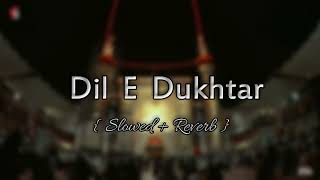 Dil E Dukhtar Slowed And Reverb | Noha Nadeem Sarwer | Slowed And Reverb Song Lover