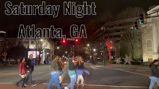 🔥 4K 60FPS Saturday Night Nightlife POV Drive | Atlanta GA City Vibes 🌃🚗