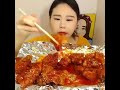 ASMR SAUCY CHICKEN (CHAWY EXTREME EATING SOUND) NO TALKING.