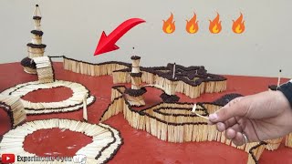 matches domino Match Chain Reaction Amazing Fire Domino"experiments 4 you