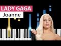 Lady Gaga - Joanne - Piano Tutorial - How to play "Joanne" on piano