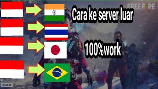 Cara pindah server free fire | ke region jepang