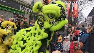 Nouvel An Chinois à Paris 13, Danse du LION & DRAGON 🐲 Paris Lion Sport Association 法国振威堂 28.01.2023