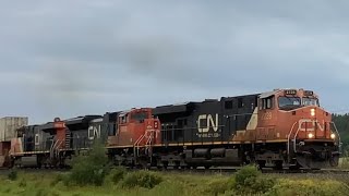 CN 121 and CN 122 On Route Caronette Leclerc, August 3 2023