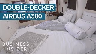 First, Business, And Economy Class On A Double-Decker Airbus A380