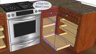 Blind Corner Cabinet Solution - Kitchen Cabinet Organizer Ideas Video