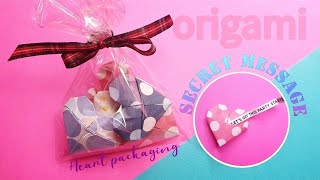 heart candy packaging secret message hidden inside, confession (tear surprise)