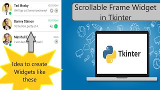 How to create a Scrollable Frame in tkinter (Tamil) | Pybits Part-7