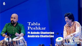 Tabla Peshkar I Pt Anindo Chatterjee & Anubrata Chatterjee I Jugalbandi I Live at BCMF 2016