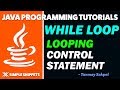 Java While Loop Control Statement with Program Example | Java Programming Tutorials for Beginners