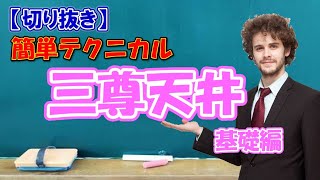 【切り抜き】簡単テクニカル三尊天井基礎編【海外FX/仮想通貨】