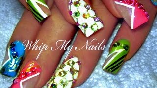 Whip My Nails | Geometric Abstract DIVA Nail Art Design Tutorial