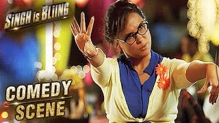Lara Dutta Funny Dance Scene | Singh Is Bliing | Akshay Kumar, Amy Jackson | HD