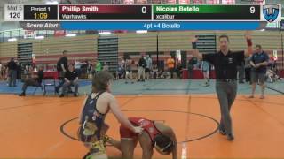 1155 Cadet Men 120 Phillip Smith Warhawks vs Nicolas Botello xcalibur 4141354104