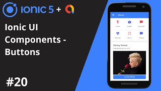 Ionic 5 Tutorial #20 - Ionic UI Component - Buttons