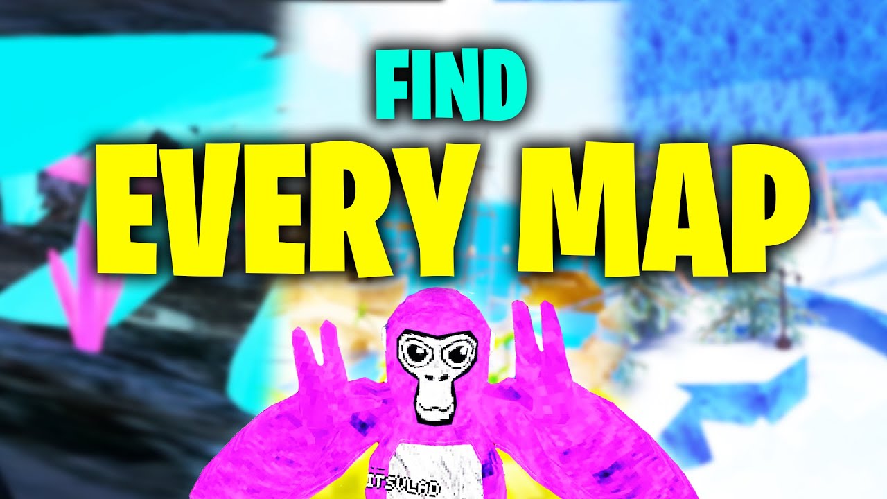 Every Gorilla Tag Map With Directions Secrets Youtube