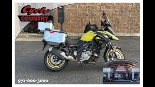 2021 Suzuki DL650 VStrom Adventure with all the goodies for sale at Cycle Country in Salem, Oregon.