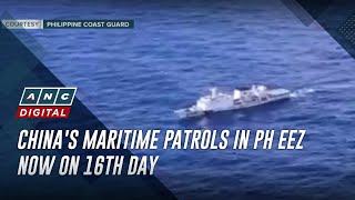 China's maritime patrols in PH EEZ now on 16th day | ANC