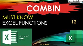 15) Excel - COMBIN Function