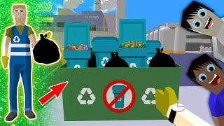 richie becomes a garbage collector 🚮🗑️ in dude theft wars