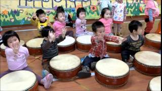 台南市維多利亞人文藝術幼兒園103(上)奧福音樂-花仙子(小幼班\u0026baby班)