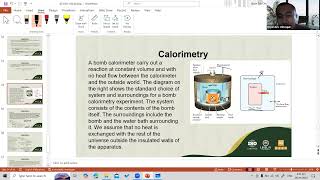 calorimetry ESCI 100