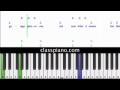 Lady GaGa - Paparazzi, Piano Lesson,