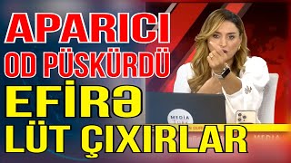 Aparıcı od püskürdü - Efirə LÜT ÇIXIRLAR - Media Turk TV