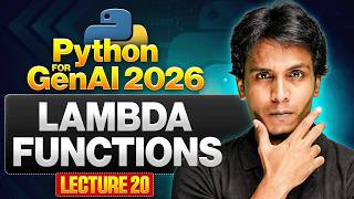 Lambda | Python for Gen AI 2026 | Lecture 20