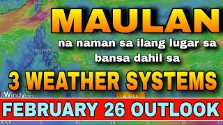 ASAHAN MULI ANG MGA PAG-ULAN SA ILANG LUGAR! ⚠️😱 | WEATHER UPDATE TODAY | ULAT PANAHON TODAY LIVE