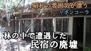 【探索】林の中で遭遇した民宿の廃墟～昭和の雰囲気が漂う～