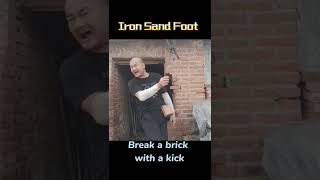 Iron sand feet, easy to kick short a brick.