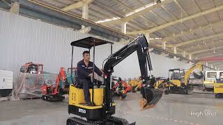 Hot Sale Cheap 1ton Mini Excavator Prices