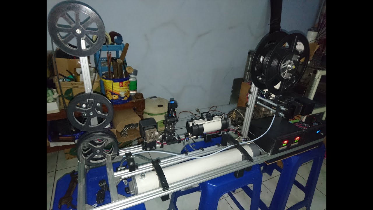 DIY Alat Pembuat Filament 3D Printer - YouTube