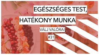 EGÉSZSÉGES TEST, HATÉKONY MUNKAVÉGZÉS ✖️ Válj valóra! #31 ✖️ SZÁNTÓ PÉTER