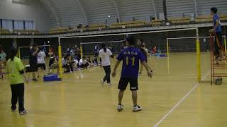 岩手県＆青森県ソフトバレー交流大会 決勝トーナメント1回戦 XI vs ぱぱすB Set1